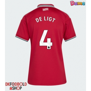 Manchester United Matthijs de Ligt #4 Hjemmebanetrøje Dame 2026-27 Kort ærmer Manchester United Matthijs de Ligt #4 Hjemmebanetrøje Dame 2026-27 Kort ærmer